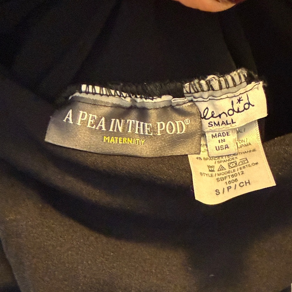 A Pea in the Pod x Splendid Over the Bump Maternity Leggings Small